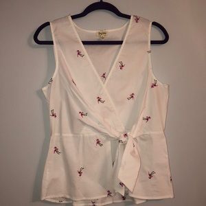 Flamingo Summer Blouse
